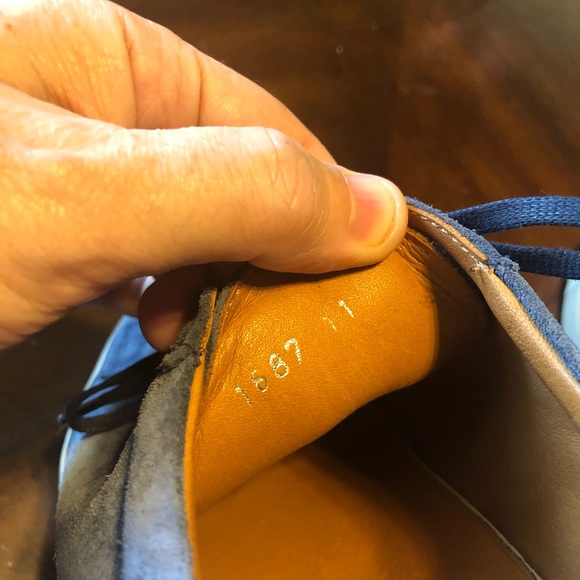 Blue Suede Sneakers - Alter Sole - Picture 6 of 10